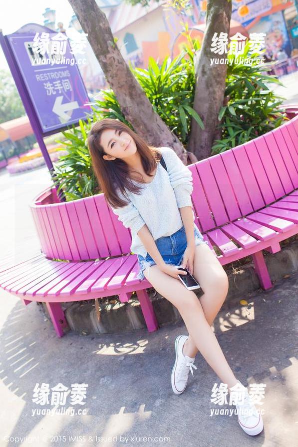 IMiss爱蜜社 - 这组ALICE梁紫轩的日常写真，壁纸感觉根本不该存在于现实，让人心里无奈。