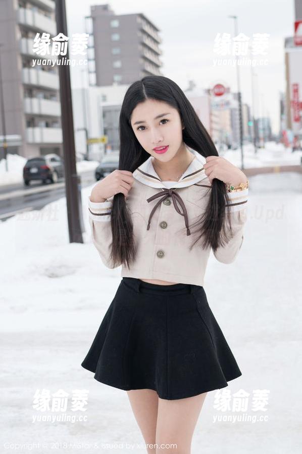 魅妍社 - Ashely丽丽带你走进纯白.Update：是雪天的偶遇吗？
